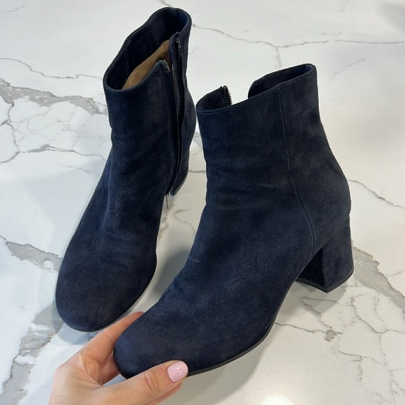 L’idea by Lori Suede Boots Navy Blue Size 38 - Picture 3 of 8